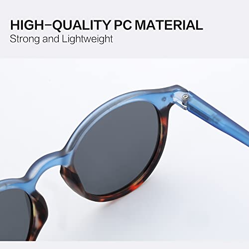 ZENOTTIC Polarized Round Sunglasses, Stylish Sunglasses for Men and Women Retro Classic, Multi-Style Selection - Image 5