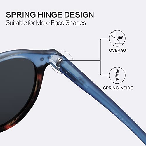 ZENOTTIC Polarized Round Sunglasses, Stylish Sunglasses for Men and Women Retro Classic, Multi-Style Selection - Image 4