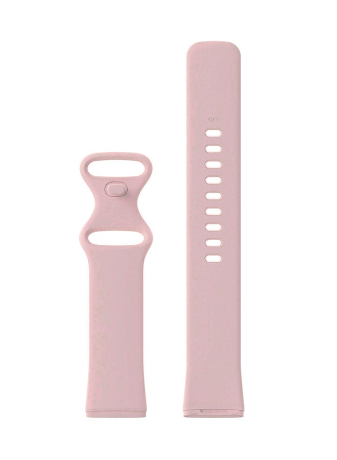 Loquat Silicone Replacement Band for Fitbit Versa 3/ Fitbit Versa 4/Fitbit Sense/ Fitbit Sense 2 Watch Beige - Image 1