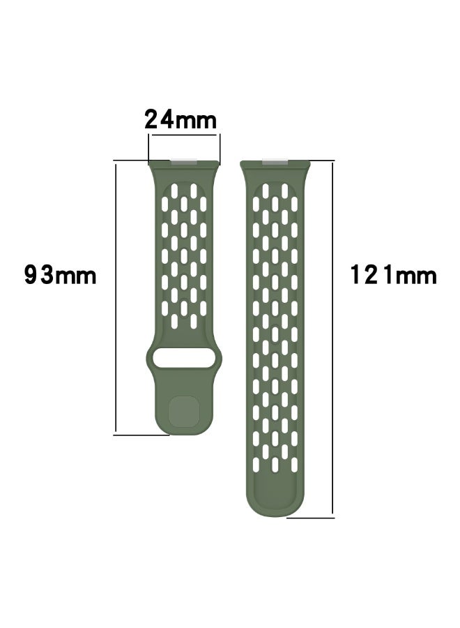 Silicone sports strap for Huawei Fit 5/Fit 5 Pro/Fit 4/3/4Pro watch, breathable replacement bracelet wristband for Huawei Watch Fit 5/5 Pro. - Image 5
