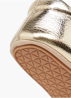 Barefeet Girls Embellished Booties with Hook and Loop Closure  - Image 5