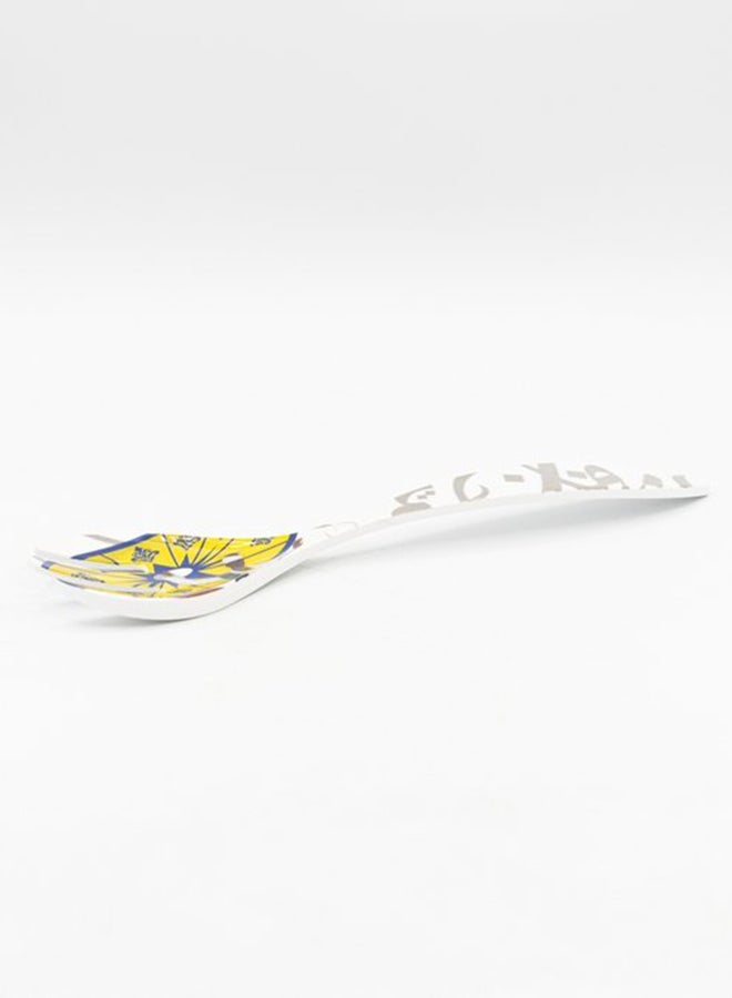 Bright Designs Ramadan Melamine Ramadan Square Serving Bowlwith Fork And Spoon (L 26Cm W 26Cm H 9Cm) Tanowra - Image 3