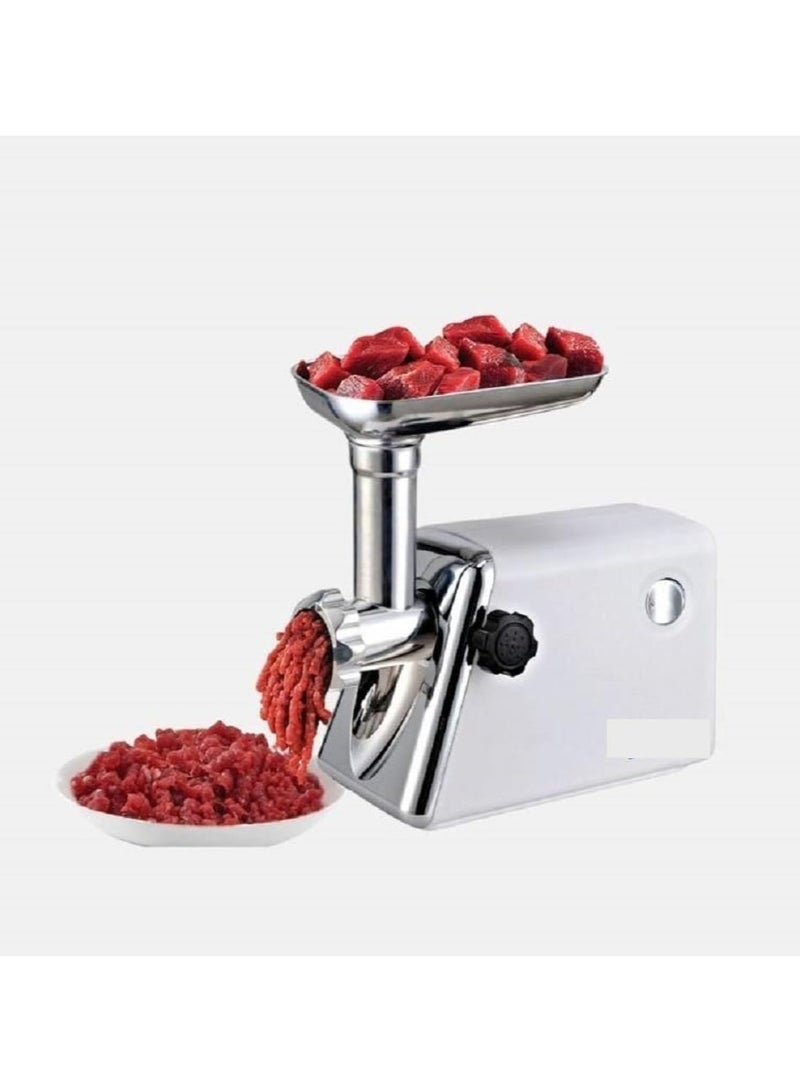 هيوماكس مفرمة لحوم كهربائية متعددة الوظائف من هي بمحرك نحاسي 600 وات جسم من الدخل والخارج مصنوع من الاستنالس ستيل ضد الصدا موتور قوي من النحاس الاصلي المتين - أبيض - BN-752_ ضمان - Image 2