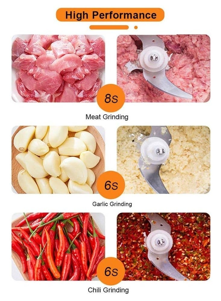 هيوماكس مفرمة لحوم كهربائية متعددة الوظائف من هي بمحرك نحاسي 600 وات جسم من الدخل والخارج مصنوع من الاستنالس ستيل ضد الصدا موتور قوي من النحاس الاصلي المتين - أبيض - BN-752_ ضمان - Image 4