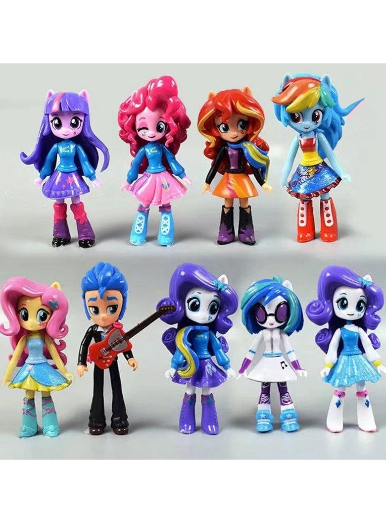 general Xiao Ma Baoli action figure complete set of 9 dolls Xiao Ma country girl toys (11-13cm) - Image 1