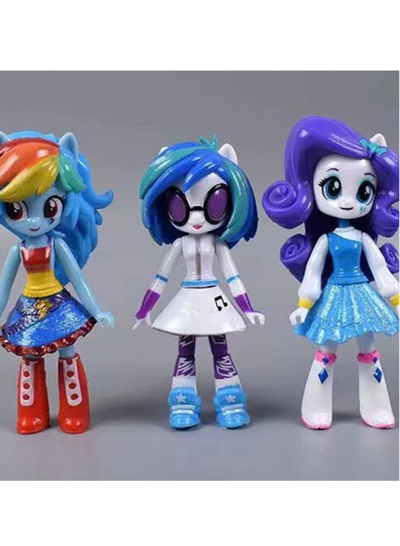 general Xiao Ma Baoli action figure complete set of 9 dolls Xiao Ma country girl toys (11-13cm) - Image 3