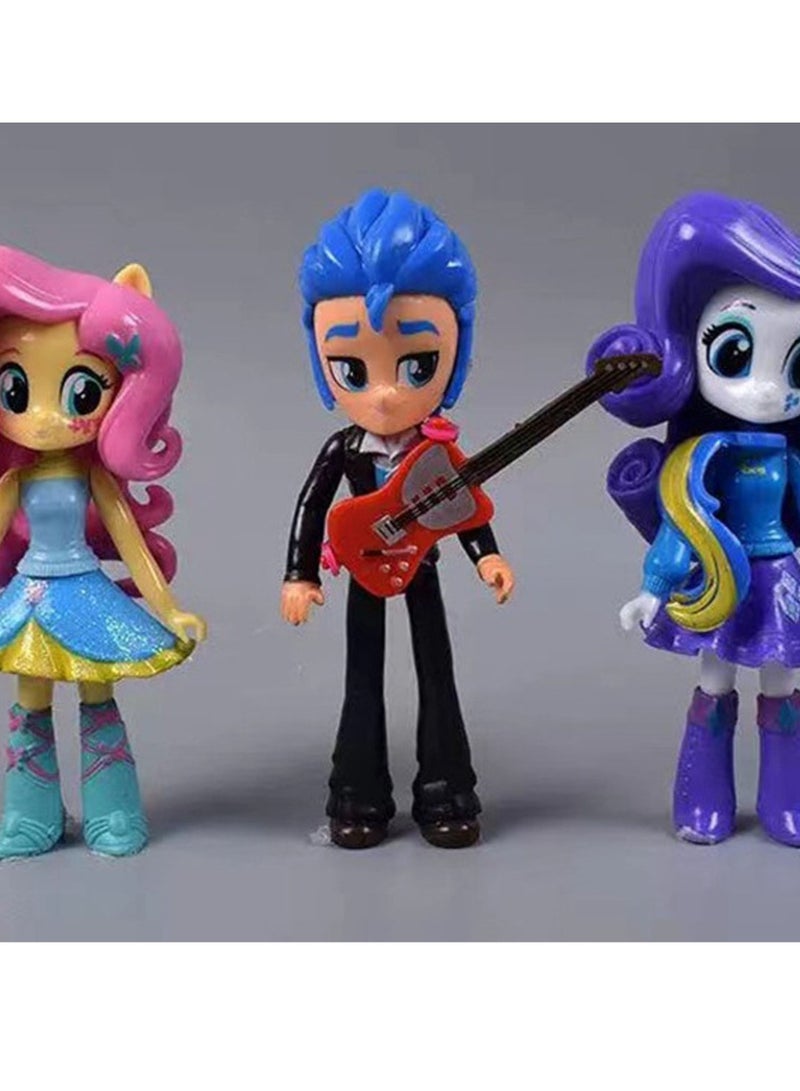 general Xiao Ma Baoli action figure complete set of 9 dolls Xiao Ma country girl toys (11-13cm) - Image 2