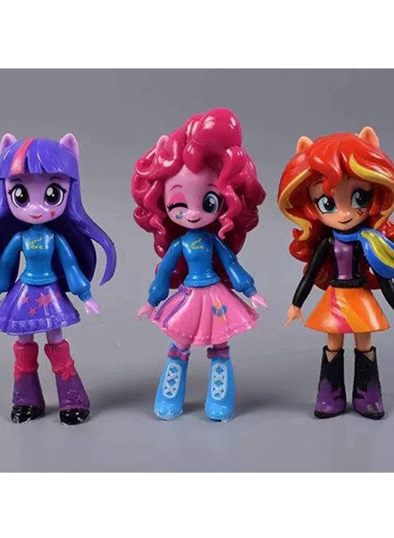 general Xiao Ma Baoli action figure complete set of 9 dolls Xiao Ma country girl toys (11-13cm) - Image 4