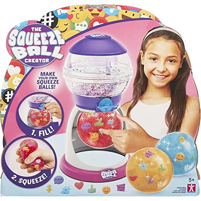 Character Options The Squeeze Ball Creator Creative Reusable Squeeze Ball Maker for Boys and Girls - Mix Fill and Squeeze Reusable Stress Ball Playset with Accessories - Image 1