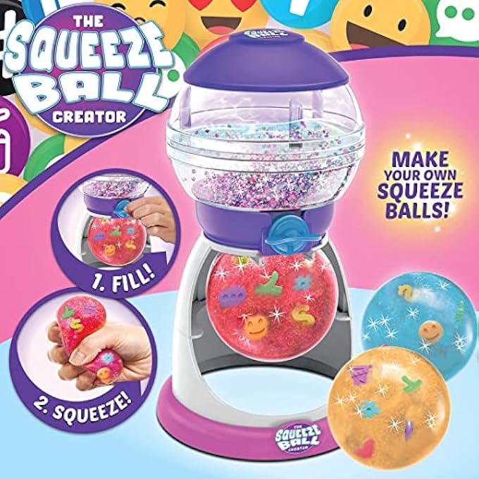 Character Options The Squeeze Ball Creator Creative Reusable Squeeze Ball Maker for Boys and Girls - Mix Fill and Squeeze Reusable Stress Ball Playset with Accessories - Image 2