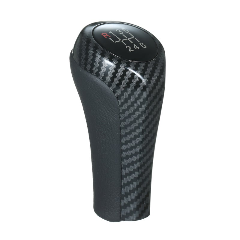مقبض تحويل سرعات LED من ألياف الكربون 6 سرعات لاستبدال سيارات BMW سيريات 1 3 5 6 و M و X1 X3 X5 و نماذج E60 E61 E65 E83 E84 E90 E91 E92 - Image 4
