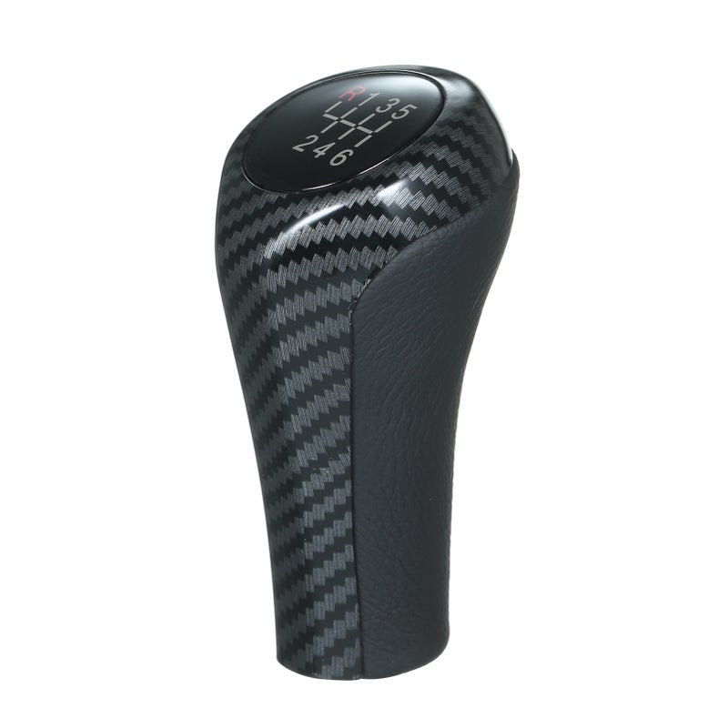 مقبض تحويل سرعات LED من ألياف الكربون 6 سرعات لاستبدال سيارات BMW سيريات 1 3 5 6 و M و X1 X3 X5 و نماذج E60 E61 E65 E83 E84 E90 E91 E92 - Image 3