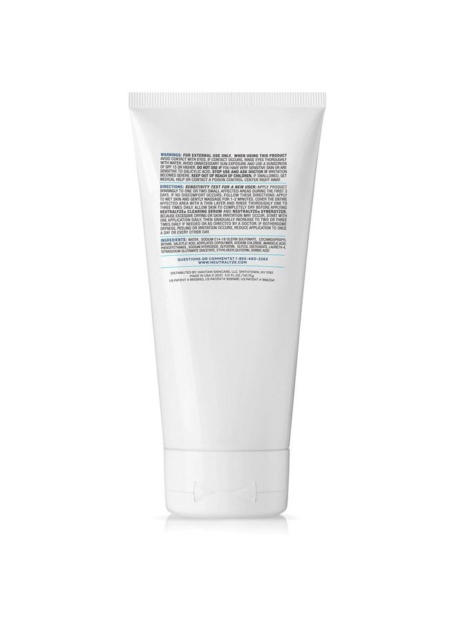 Neutralyze Moderate To Severe Acne Face Wash - Maximum Strength 2% Salicylic Acid & 2% Mandelic Acid Cleanser, Medical Grade Face Wash For Acne Prone Skin (90+ Day)  - Image 2