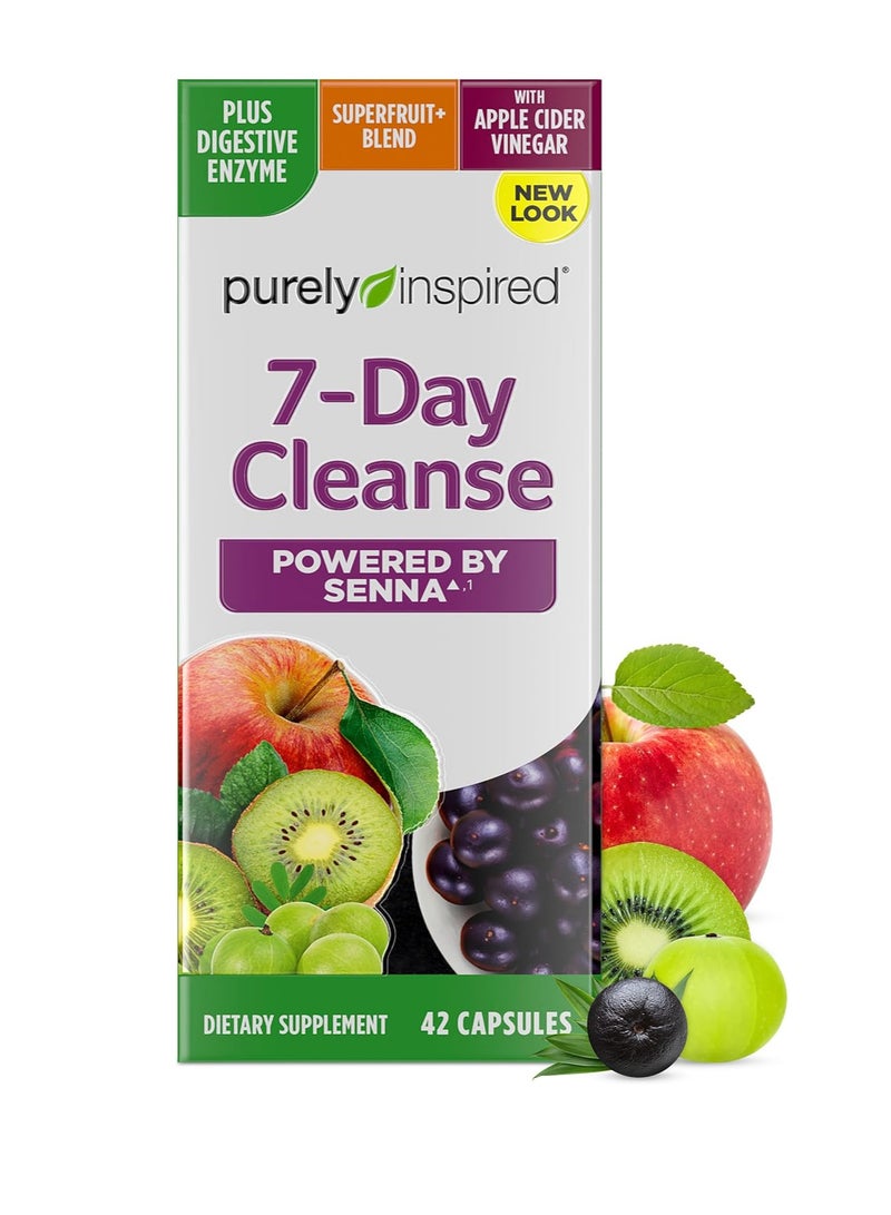 purely inspired 7-Day Cleanse With Acai Berries And Apple Cider Vinegar - 42 Capsules