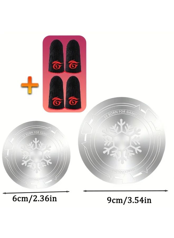 Phone And Tablet Cooling Pad With Gaming Grip For 9cm 3.54inch Even Heat Dissipation - Image 2