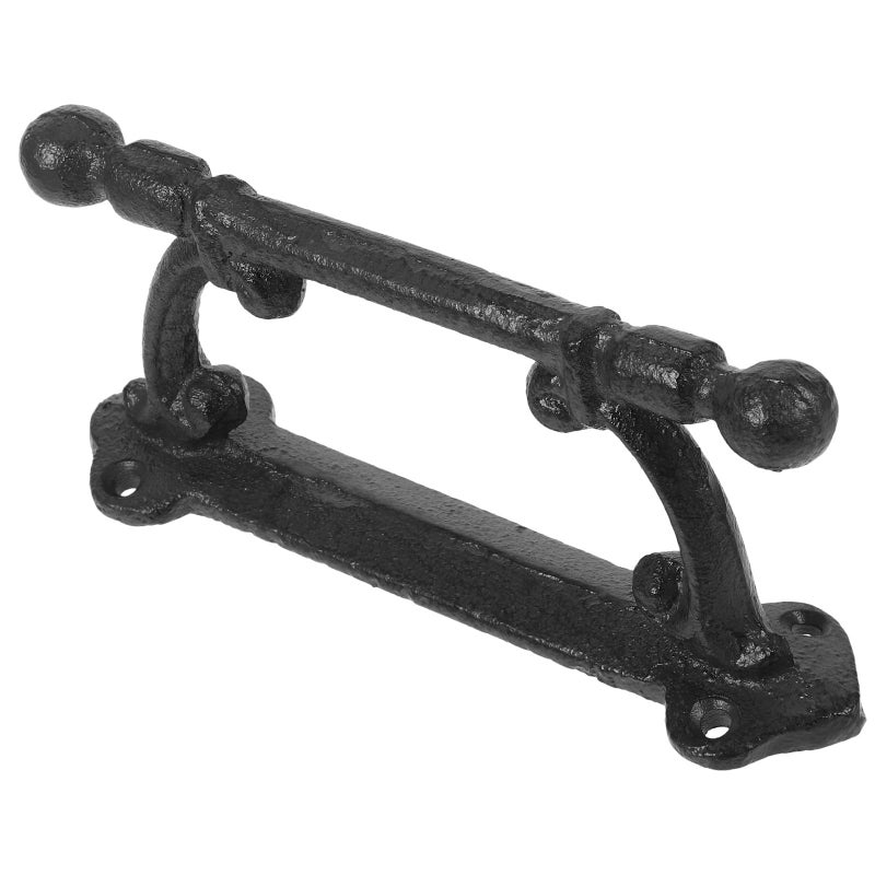 Antique Cast Iron Gate Handle Heavy Duty Pulls Cabinet Door Hardware Outdoor Use - Image 2