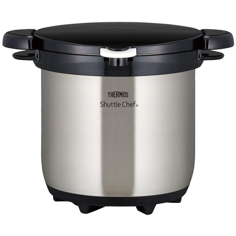 THERMOS Vacuum Insulation Cooker Shuttle Chef 4.5L Clear stainless KBG-4500 CS (Japan import) - Image 5