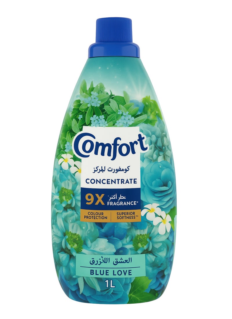 Comfort Blue Love Concentrated Fabric Softener 1L  - Image 1