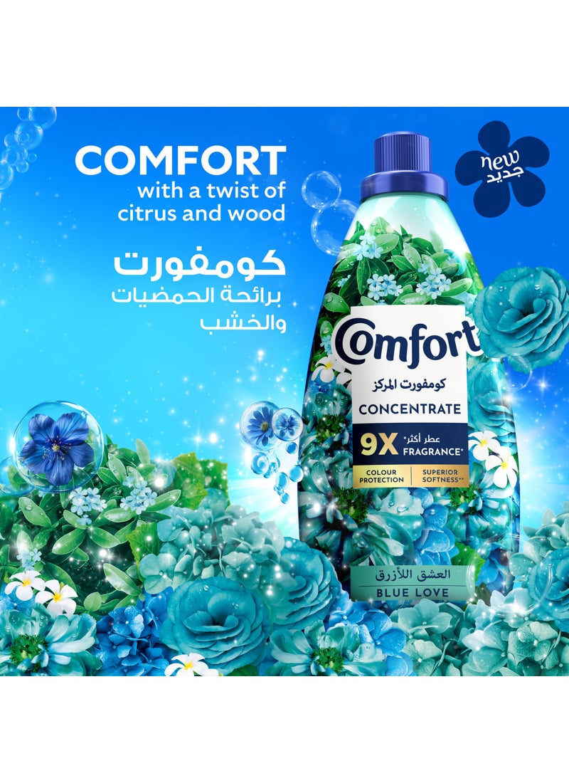 Comfort Concentrate Fabric Softener Blue Love 9x Fragrance 1L - Image 5