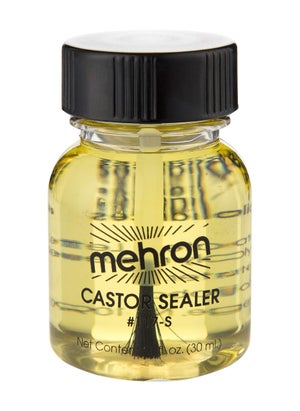 mehron Mehron Makeup Castor Sealer for Latex with Brush (1 oz) 