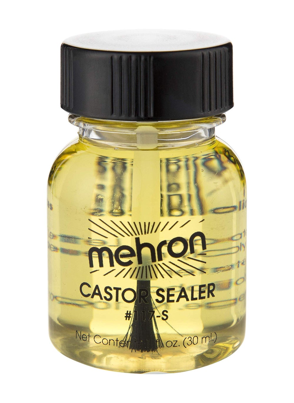 mehron - Mehron Makeup Castor Sealer for Latex with Brush (1 oz) - Image 1