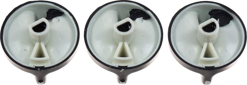 APDTY 8136513 HVAC AC Heat Heater Control Knob Set Of 3 Replaces L92-6000-0718, PACCAR FD1240 On Kenworth HD Trucks - Image 2