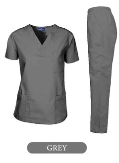 International Uniform L.L.C Medical Scrub Suit Grey Colour for Men and women  - Image 1