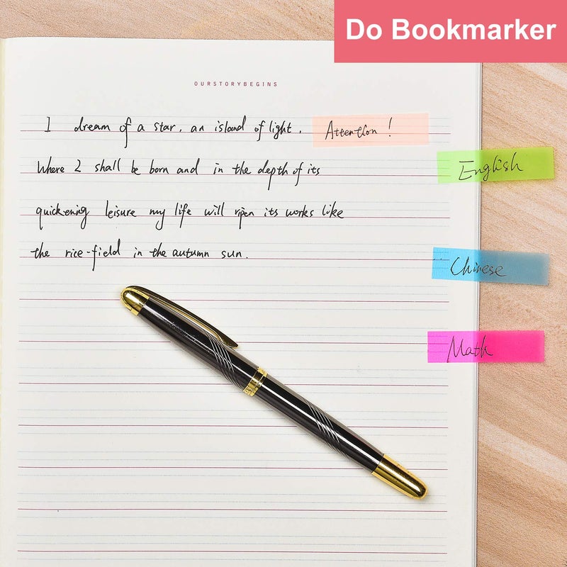 Morepack 2000 Pieces Sticky Tabs, Colored Sticky Note Index Tabs, Page Markers Flags for Book Markers, Book Annotation Tabs - Image 5