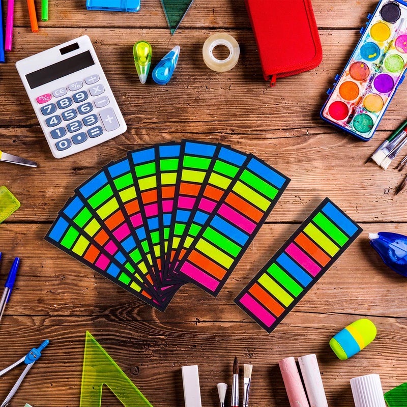 Morepack 2000 Pieces Sticky Tabs, Colored Sticky Note Index Tabs, Page Markers Flags for Book Markers, Book Annotation Tabs - Image 3