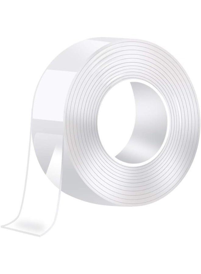 3m long clear double-sided tape – strong and reusable - Image 1