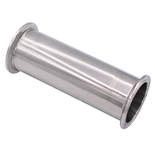 DERNORD Sanitary Spool Tube with Clamp Ends,Stainless Steel 304 Seamless Round Tubing With 2 inch Tri Clamp 64MM Ferrule Flange (Tube Length: 6 Inch / 152MM) - Image 2