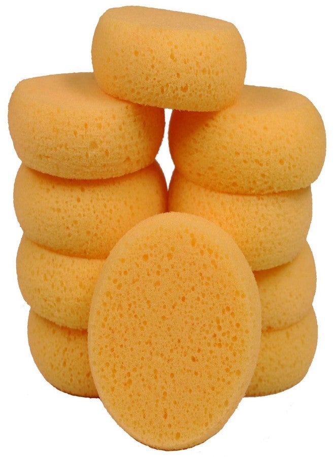 Creative Hobbies Pack of 12 Synthetic Sponges - 2-1/2 Inch Round Craft Sponge for Leather Care, Horse Tack Maintenance and Versatile Crafting - Image 2