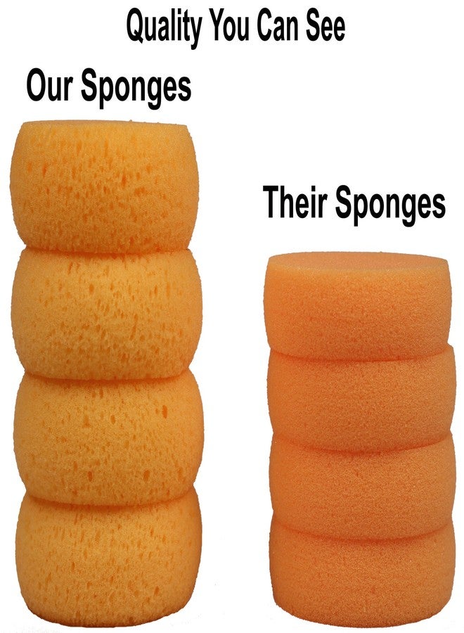 Creative Hobbies Pack of 12 Synthetic Sponges - 2-1/2 Inch Round Craft Sponge for Leather Care, Horse Tack Maintenance and Versatile Crafting - Image 5