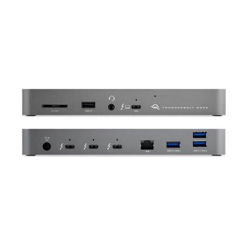 OWC 11Port Thunderbolt Dock 96W Charging Single 8K Display or Dual 5K displays 3 x TB Ports 4 x USB GbE SD Compatbile M1M2 Macs TB3 Macs TB 4 PCs and USBC Devices - Image 3