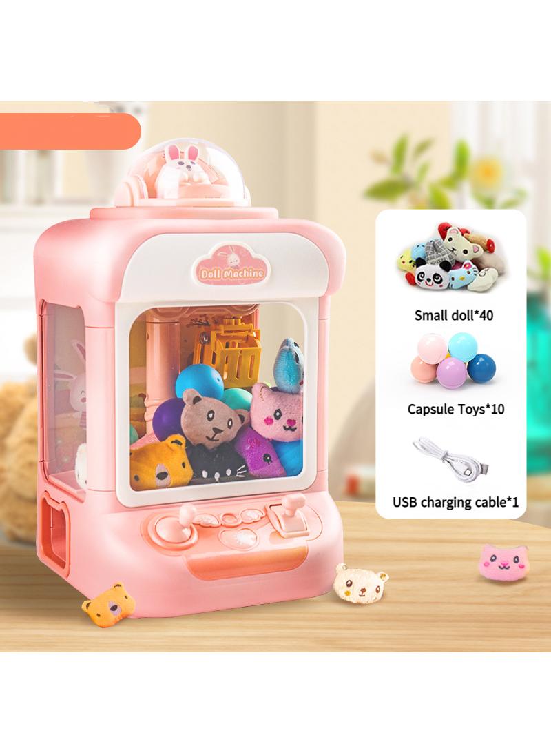 general 1 Pcs Kids Interactive Doll Claw Machine Toy - Built-in Music & Lights, Auto/Manual Modes with Gashapon Capsules Included | Perfect Birthday/Holiday Gift for Kids Ages 3-10 - Image 1