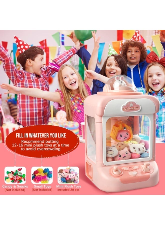 general 1 Pcs Kids Interactive Doll Claw Machine Toy - Built-in Music & Lights, Auto/Manual Modes with Gashapon Capsules Included | Perfect Birthday/Holiday Gift for Kids Ages 3-10 - Image 4