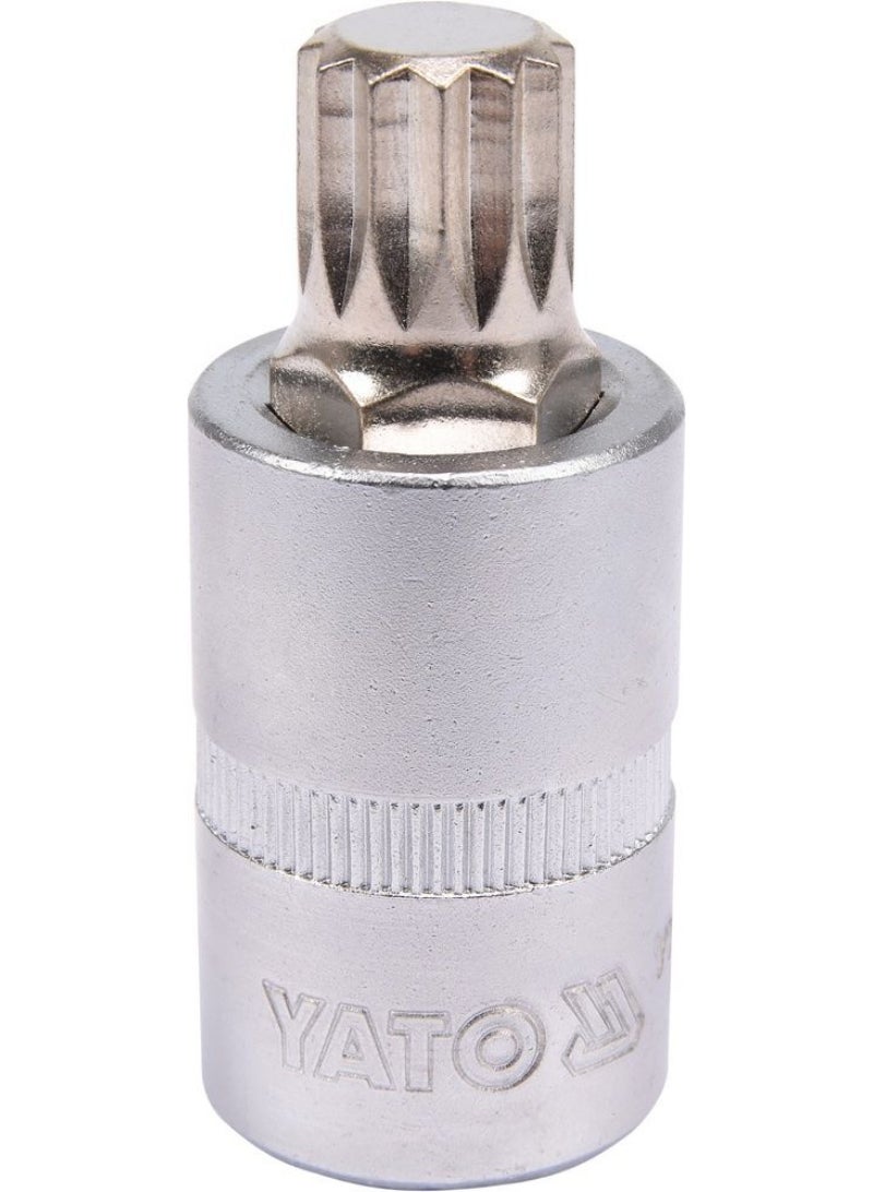 YATO Socket Bit 1/2" Spline M14 L=50mm YT-04345