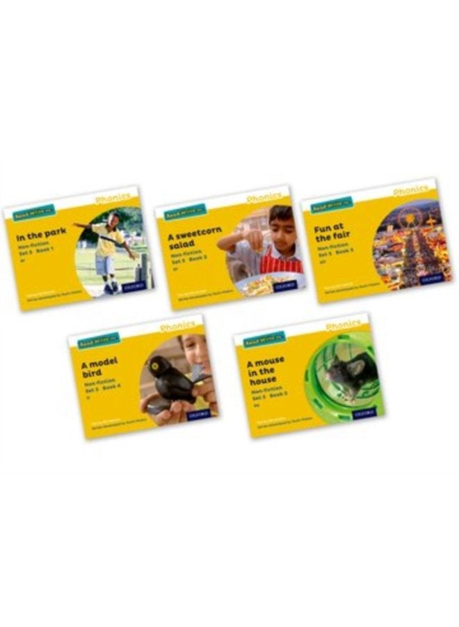 Read Write Inc Phonics Yellow Set 5 Non fiction books Mixed Pack of 5 - Paperback