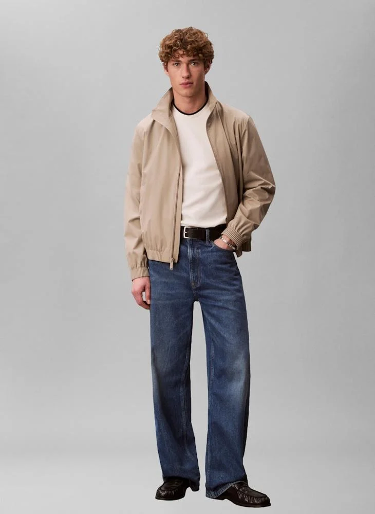 CALVIN KLEIN  Cotton Piqué Tipped Collar T-shirt for Men | Best Price UAE
