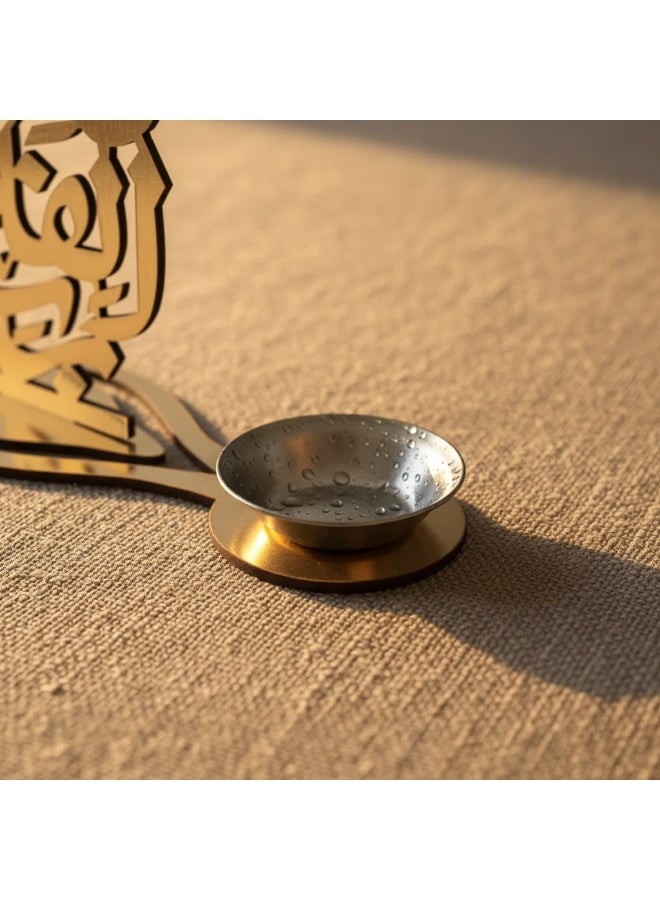 Incense Burner Stand Set of 3 - Gold - Image 5