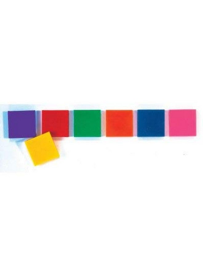 hand2mind hand2mind Plastic Square with 7 Color Tiles, Color Sorting, Math Counters, Counting Manipulatives, Colored Plastic Squares, Math Manipulatives, Bingo Chips, Game Tokens, Tiles Learning (Set of 400) - Image 4