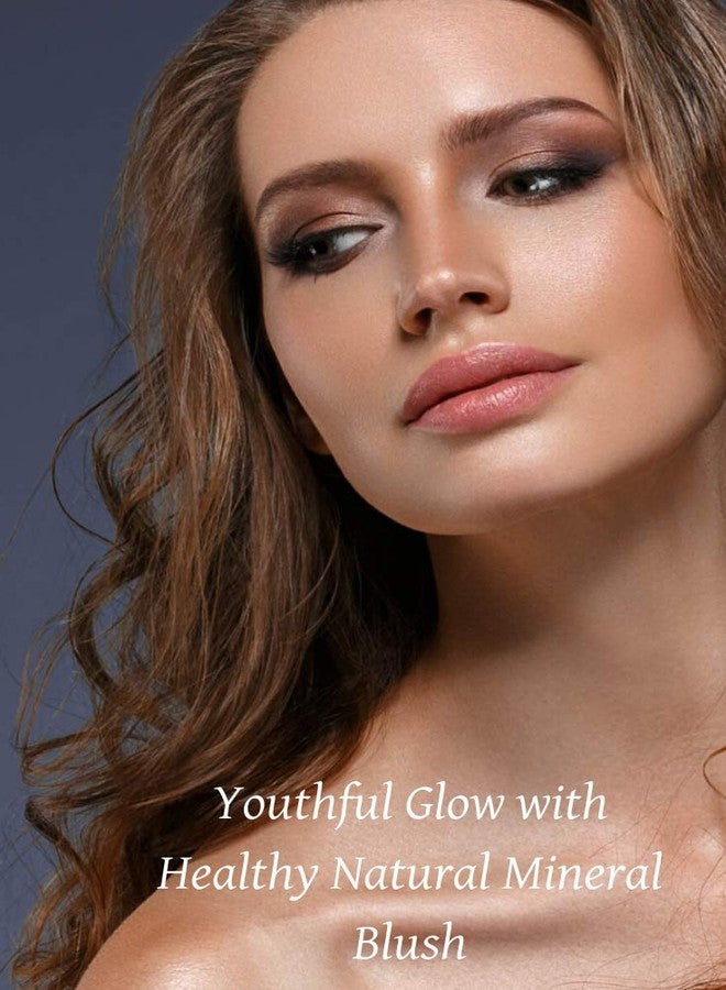 Ageless Derma Baked Mineral Makeup Healthy Blush (Raspberry Frost). Highlighter Makeup - Image 3