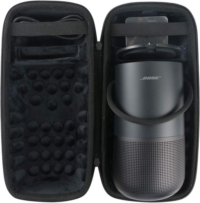 Khanka Hard Travel Case for Bose Portable Smart/Home Speaker (Triple Black) - Image 1