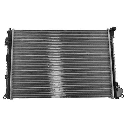 TRQ Radiator Assembly Aluminum Core Compatible with 20022006 Mini Cooper S L4 16L Supercharged 20072008 Mini Cooper S Convertible L4 16L Supercharged CU2859 MC3010102 17117570489 HVA01821