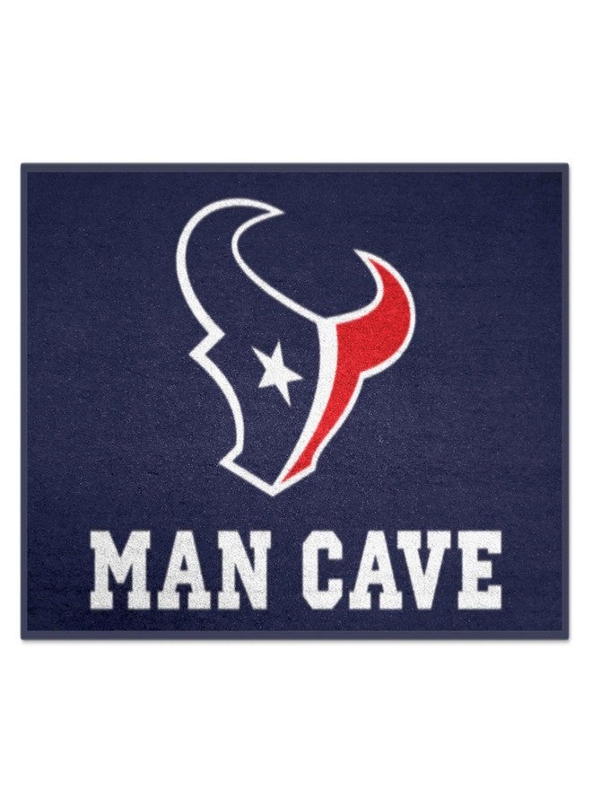 FANMATS 14309 NFL Houston Texans Nylon Universal Man Cave Starter Rug , 19"x30" - Image 1