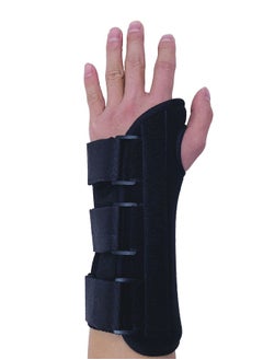 S-Color Adjustable Carpal Tunnel Left Hand Wrist Brace Support, Breathable Wrist Support Brace Splint with Aluminum Splint(Left Hand, S/M)  - Image 4
