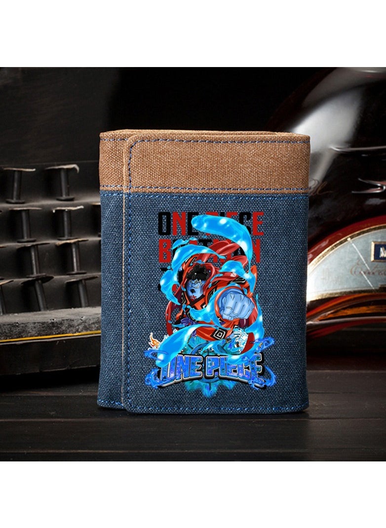 KUYING New ONE PIECE Canvas Vertical Wallet 