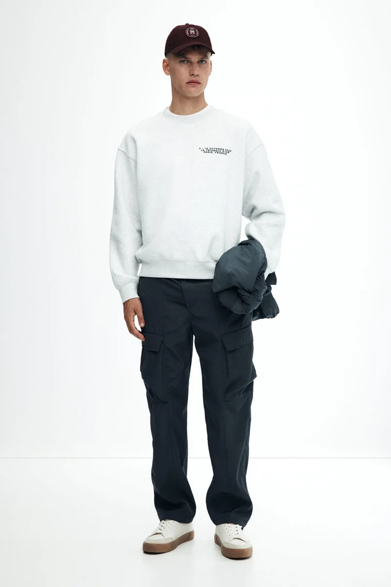 H&M Relaxed Fit Nylon cargo trousers