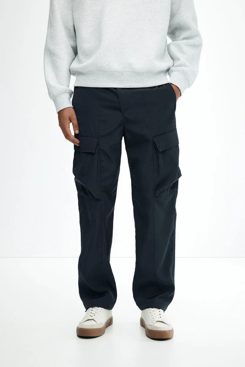H&M Relaxed Fit Nylon cargo trousers