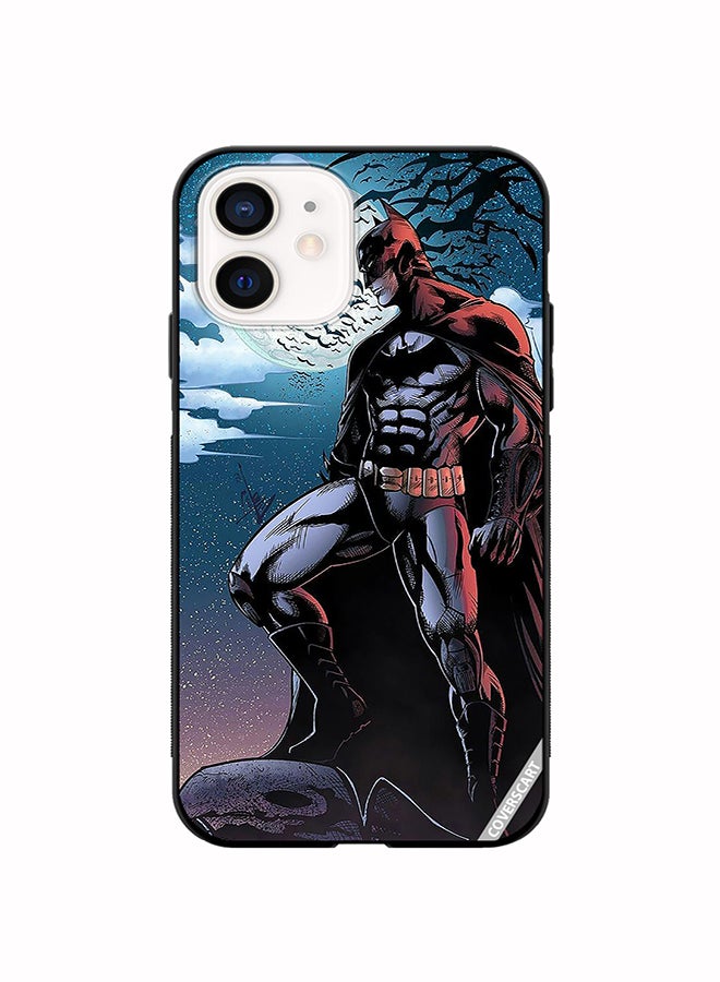 COVERSCART Protective Case Cover For Apple iPhone 12 Batman Design Multicolour